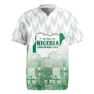 Proudly Nigerian Independence Day 1960 Personalized Rugby Jersey