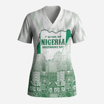 Proudly Nigerian Independence Day 1960 Personalized Scrub Top