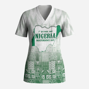 Proudly Nigerian Independence Day 1960 Personalized Scrub Top