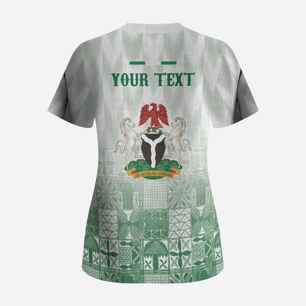 Proudly Nigerian Independence Day 1960 Personalized Scrub Top