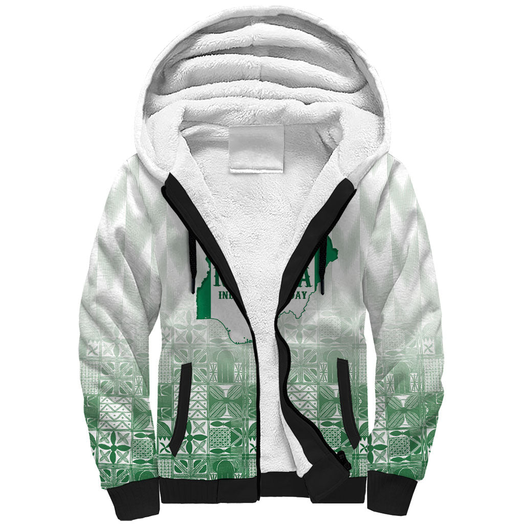 Proudly Nigerian Independence Day 1960 Personalized Sherpa Hoodie