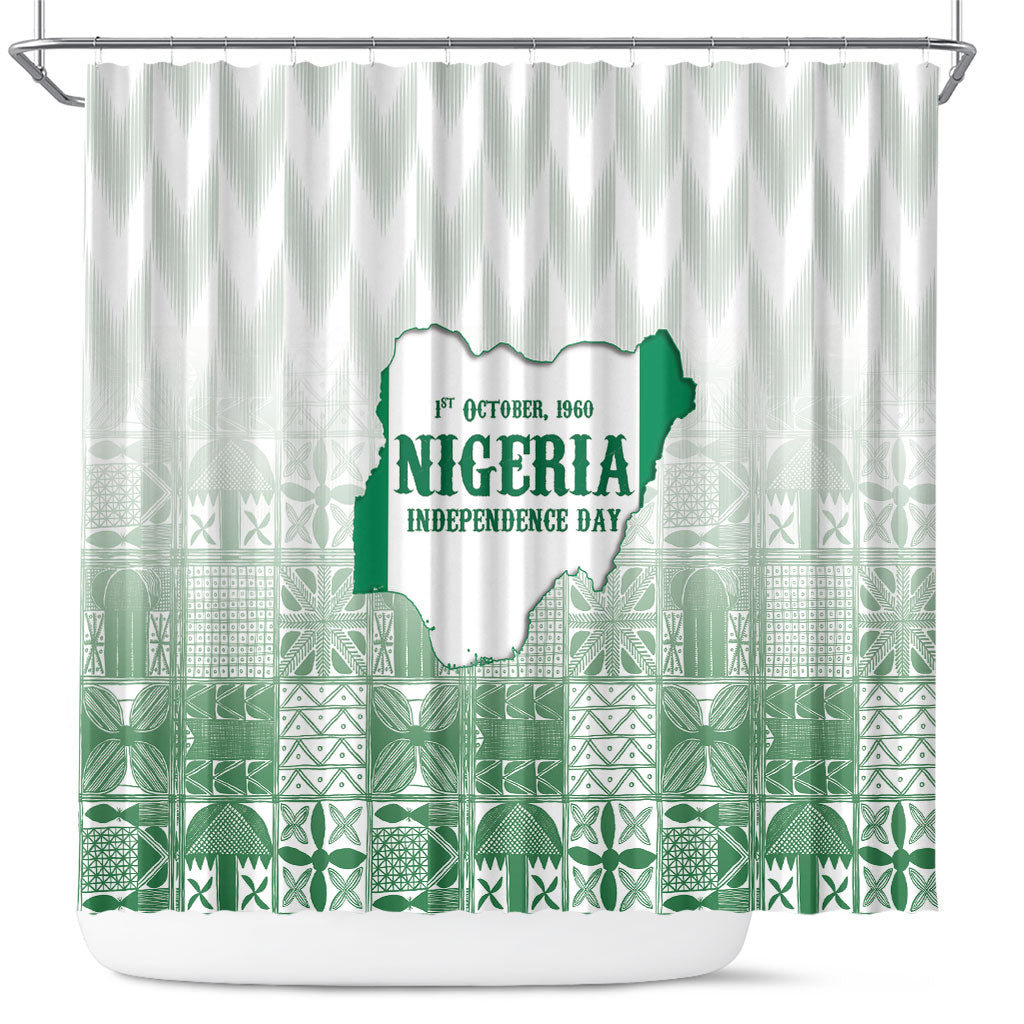 Proudly Nigerian Independence Day 1960 Shower Curtain