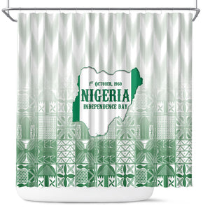 Proudly Nigerian Independence Day 1960 Shower Curtain