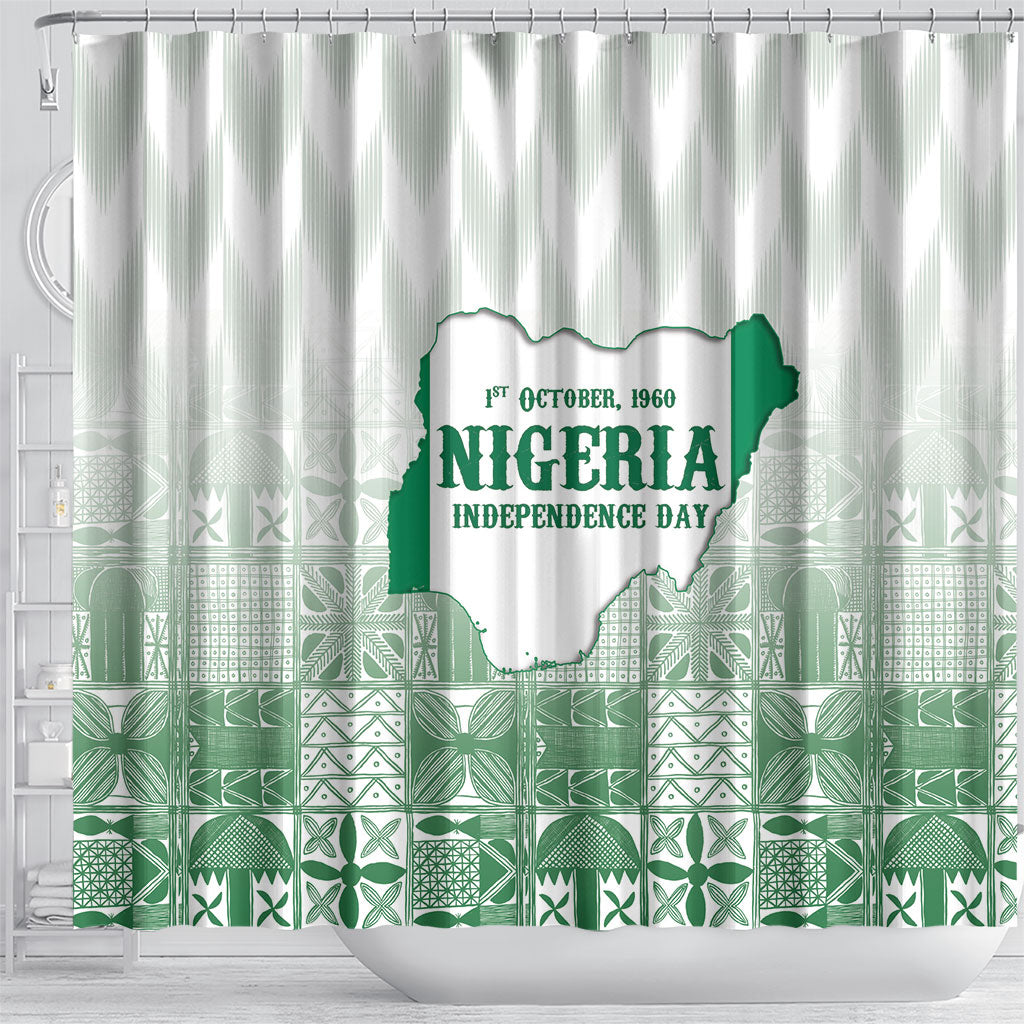 Proudly Nigerian Independence Day 1960 Shower Curtain
