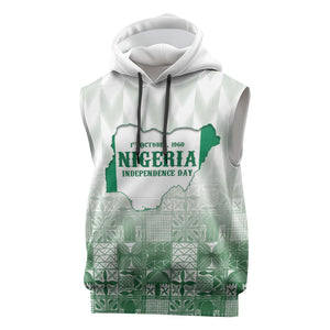 Proudly Nigerian Independence Day 1960 Personalized Sleeveless Hoodie