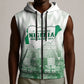 Proudly Nigerian Independence Day 1960 Personalized Sleeveless Zip Hoodie