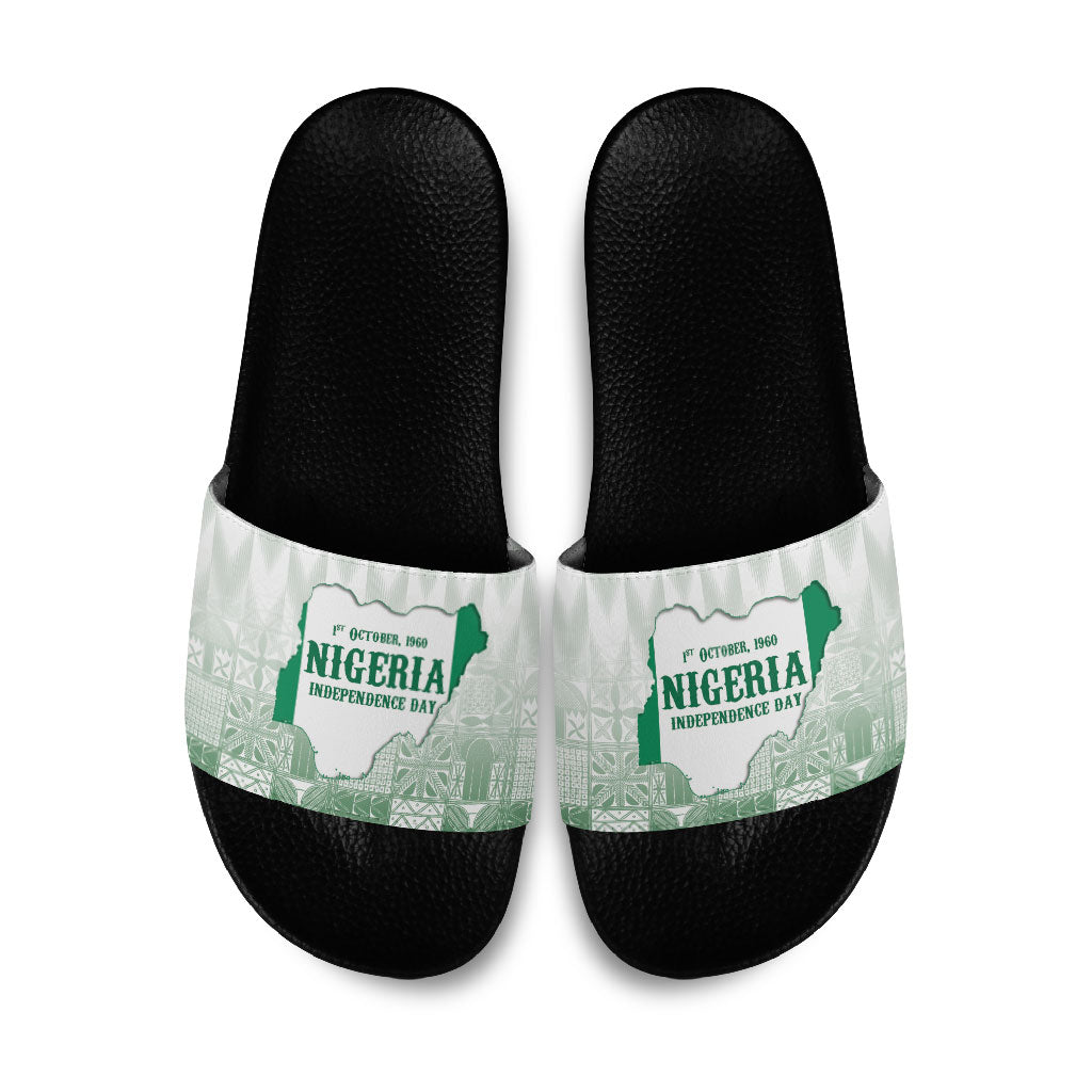 Proudly Nigerian Independence Day 1960 Slide Sandals