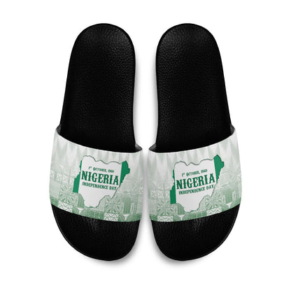 Proudly Nigerian Independence Day 1960 Slide Sandals