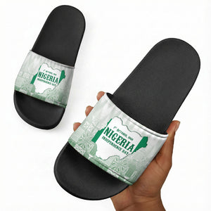 Proudly Nigerian Independence Day 1960 Slide Sandals