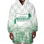 Proudly Nigerian Independence Day 1960 Personalized Wearable Blanket Hoodie