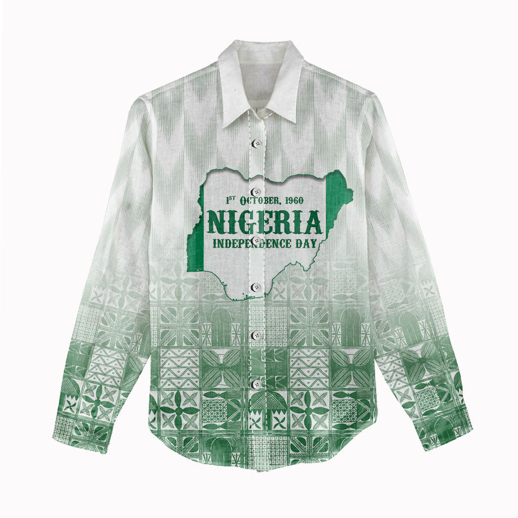Proudly Nigerian Independence Day 1960 Personalized Women Casual Shirt