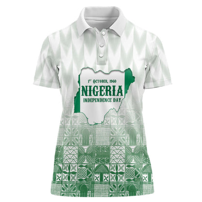 Proudly Nigerian Independence Day 1960 Personalized Women Polo Shirt