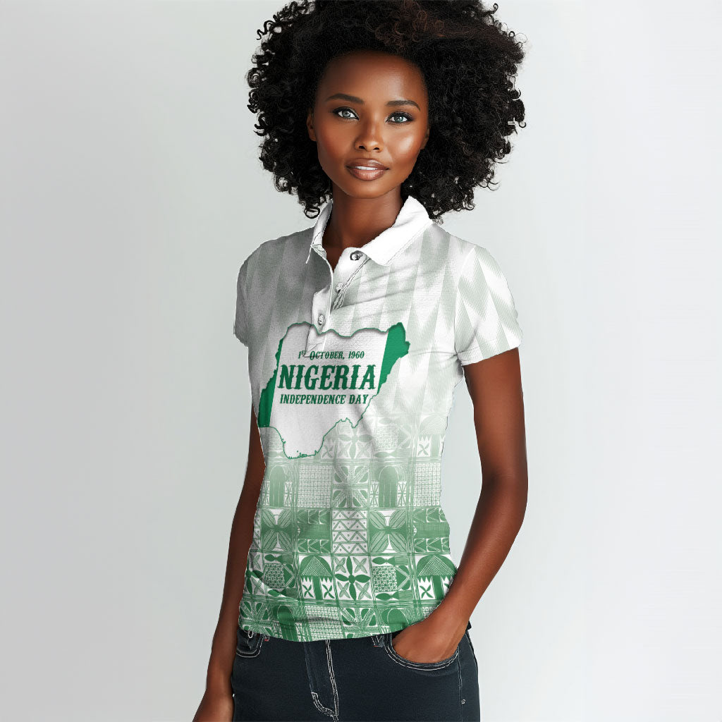 Proudly Nigerian Independence Day 1960 Personalized Women Polo Shirt