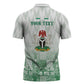 Proudly Nigerian Independence Day 1960 Personalized Zipper Polo Shirt