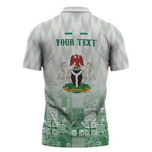 Proudly Nigerian Independence Day 1960 Personalized Zipper Polo Shirt