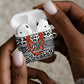 Nigeria Traditional Coral Bead Attire AirPods Case African Tribal Element Wild Animal Skins