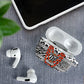 Nigeria Traditional Coral Bead Attire AirPods Case African Tribal Element Wild Animal Skins