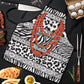 Nigeria Traditional Coral Bead Attire Apron African Tribal Element Wild Animal Skins