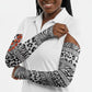 Nigeria Traditional Coral Bead Attire Arm Sleeves African Tribal Element Wild Animal Skins