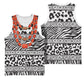 Nigeria Traditional Coral Bead Attire Basketball Jersey African Tribal Element Wild Animal Skins