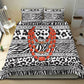 Nigeria Traditional Coral Bead Attire Bedding Set African Tribal Element Wild Animal Skins