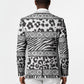 Nigeria Traditional Coral Bead Attire Blazer African Tribal Element Wild Animal Skins