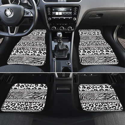 Nigeria Traditional Coral Bead Attire Car Mats African Tribal Element Wild Animal Skins