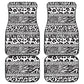 Nigeria Traditional Coral Bead Attire Car Mats African Tribal Element Wild Animal Skins