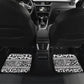 Nigeria Traditional Coral Bead Attire Car Mats African Tribal Element Wild Animal Skins