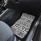 Nigeria Traditional Coral Bead Attire Car Mats African Tribal Element Wild Animal Skins