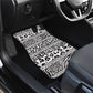 Nigeria Traditional Coral Bead Attire Car Mats African Tribal Element Wild Animal Skins