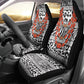 Nigeria Traditional Coral Bead Attire Car Seat Cover African Tribal Element Wild Animal Skins