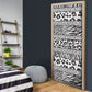 Nigeria Traditional Coral Bead Attire Door Cover African Tribal Element Wild Animal Skins