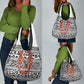 Nigeria Traditional Coral Bead Attire Grocery Bag African Tribal Element Wild Animal Skins