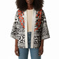 Nigeria Traditional Coral Bead Attire Kimono African Tribal Element Wild Animal Skins