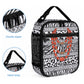 Nigeria Traditional Coral Bead Attire Lunch Bag African Tribal Element Wild Animal Skins