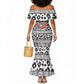 Nigeria Traditional Coral Bead Attire Mermaid Dress African Tribal Element Wild Animal Skins