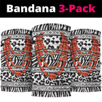 Nigeria Traditional Coral Bead Attire Neck Gaiter African Tribal Element Wild Animal Skins