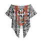 Nigeria Traditional Coral Bead Attire Off Shoulder Wrap Waist Top African Tribal Element Wild Animal Skins