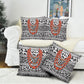 Nigeria Traditional Coral Bead Attire Pillow Cover African Tribal Element Wild Animal Skins