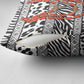 Nigeria Traditional Coral Bead Attire Pillow Cover African Tribal Element Wild Animal Skins