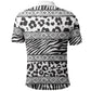 Nigeria Traditional Coral Bead Attire Polo Shirt African Tribal Element Wild Animal Skins