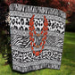 Nigeria Traditional Coral Bead Attire Quilt African Tribal Element Wild Animal Skins