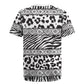 Nigeria Traditional Coral Bead Attire Rugby Jersey African Tribal Element Wild Animal Skins