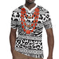 Nigeria Traditional Coral Bead Attire Rugby Jersey African Tribal Element Wild Animal Skins