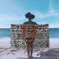 Nigeria Traditional Coral Bead Attire Sarong African Tribal Element Wild Animal Skins