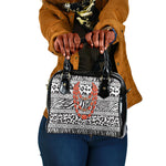 Nigeria Traditional Coral Bead Attire Shoulder Handbag African Tribal Element Wild Animal Skins