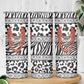 Nigeria Traditional Coral Bead Attire Skinny Tumbler African Tribal Element Wild Animal Skins