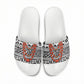 Nigeria Traditional Coral Bead Attire Slide Sandals African Tribal Element Wild Animal Skins