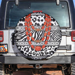 Nigeria Traditional Coral Bead Attire Spare Tire Cover African Tribal Element Wild Animal Skins